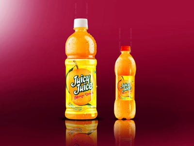 mango juice bottle label design